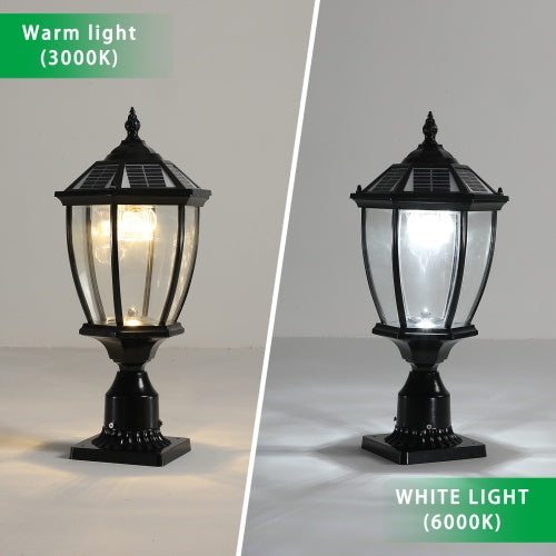 Solar Pillar Headlights With Dimmable LEDs - 2 Packs Unavailable Platforms- Temu